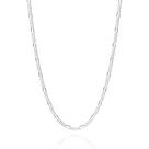 CORRENTE DE PRATA 925 FINA MASCULINA ELO GROUMET 3x1 60CM 830072
