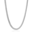 Corrente de Prata 925 Lacraia 45cm Corrente de Prata 925 Lacraia 45cm