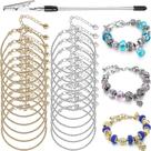Corrente de pulseira Charm ZYEHXED Snake, 20 unidades com ajudante para mulheres