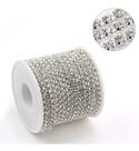 Corrente de Strass SS12 Prata 5 metros -importado