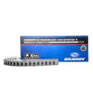 Corrente de Transmissão Com Retentor 520EX x 100L/102L/104L/106L/108L/110L/112L/114L X'Ring - Emenda Rebite