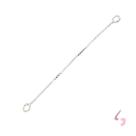 Corrente Earline 6,5cm Veneziana Prata 925 Brinco Piercing