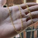 Corrente elo duplo banhado 18k Corrente elo duplo banhado 18k