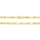 Corrente Elo Piastrine masculina rommanel mede 60 cm 530746