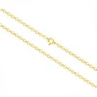 Corrente Elo Portugues 45 Cm Colar Feminino Ouro 18k