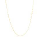 Corrente Elos Coração 45CM em Ouro 18K - AU11383