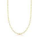 Corrente Elos Delicados Unissex 2mm Banhado a Ouro 18k