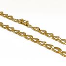 Corrente Em Ouro 10k 416 Elos Laminados Grandes 50 Cm Corrente Em Ouro 10k 416 Elos Laminados Grandes 50 Cm
