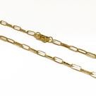 Corrente Em Ouro 10k 416 Veneziana Finas 40 Cm