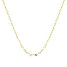 Corrente em Ouro 18k Elos Corações Love 40 Cm