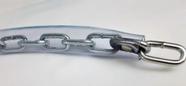 Corrente Encapada 6,5mm c/ 60 cm Cadeado PADO 45mm 2 chaves REFORÇADO