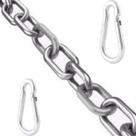 Corrente Extensão Ajustável P/rede/cadeira de balanço/saco Pancadas- Zincada 1m