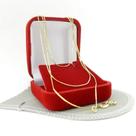 Corrente Feminina 40/45cm 0.5mm Largura Folheada Ouro 18K CR150