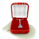 Corrente Feminina 40/45cm 1mm N. S. Aparecida Folheada Prata CR835