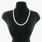 Corrente Feminina 40/45cm 3mm Largura Folheada Prata CR327