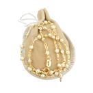Corrente Feminina 40/45cm 4mm Perola Folheada Ouro 18k CR557