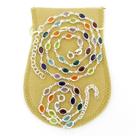 Corrente Feminina 45/50cm 5mm Pulseira Folheada Prata Cr601