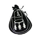 Corrente Feminina 50cm 0.8mm 2 Meninos 1 Menina Folheada Prata CR829