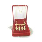 Corrente Feminina 50cm 4 Meninos Folheado Ouro CR476