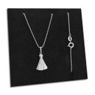 Corrente Feminina Bolinha e Pingente Nossa Senhora Aparecida Prata 925 Legítima Maciça Original Corrente Feminina Bolinha e Pingente Nossa Senhora Aparecida Prata 925 Legítima Maciça Original