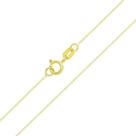 Corrente Feminina Esp 0,3mm Veneziana em Ouro 18k 50cm