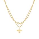 Corrente Feminina Ouro 18k 40cm + Pingente Divino