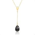 Corrente Feminina Ouro 18k 750 50cm C/ Pingente Gota Briolet Corrente Feminina Ouro 18k 750 50cm C/ Pingente Gota Briolet