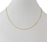 Corrente Feminina Piastrine 1.6 40 Cm Ouro 18k 750 Colar