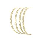 Corrente Feminina Piastrine 3.6 50 Cm Ouro 18k 750 Maciça Corrente Feminina Piastrine 3.6 50 Cm Ouro 18k 750 Maciça