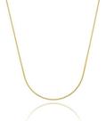 Corrente Feminina Rabo De Rato Ouro 18k 750 45cm
