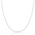 Corrente Feminina Singapura 60cm Folheado a Prata 1000 Corrente Feminina Singapura 60cm Folheado a Prata 1000