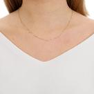 Corrente Feminina Veneziana Com Bolinhas 45cm Ouro 18k