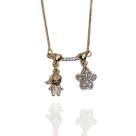 Corrente Filha Filho Pet Banhada a Ouro 18k Semijoia