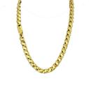 Corrente Friso S Dupla Face 12mm - Banhada a ouro 18k