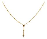 Corrente Gargantilha Terço 45cm Ouro 18k