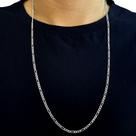 Corrente Grumet 3x1 3mm 70cm - Prata 925