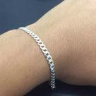 Corrente Grumet 60cm + Pulseira Grumet 5mm Em Prata 925