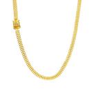 Corrente Grumet Dupla 7mm Fecho Nossa Senhora Ouro 18k Corrente Grumet Dupla 7mm Fecho Nossa Senhora Ouro 18k