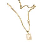 Corrente Grumet Duplo 3mm Inicial P Cordão Estiloso Corrente Grumet Duplo 3mm Inicial P Cordão Estiloso