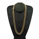 Corrente Ice Cuban Cravejado Zircônia AAA+ Brilho Dourado Corrente Ice Cuban Cravejado Zircônia AAA+ Brilho Dourado