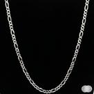 Corrente Italiana 3x1 Prata 925 - 5mm e 60cm - Joia de Prata