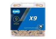 Corrente kmc x9 - 9v - dourada
