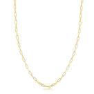 Corrente Malha Cadeado 7mm Folheada A Ouro Corrente Malha Cadeado 7mm Folheada A Ouro