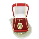 Corrente Masculina 50cm 2mm N S Fatima Folheado Ouro 18k CR223