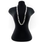 Corrente Masculina 53cm 7mm Largura Folheada Prata CR235 Corrente Masculina 53cm 7mm Largura Folheada Prata CR235
