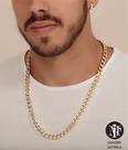 Corrente Masculina 60cm Folheada a Ouro