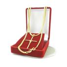 Corrente Masculina 70cm 3mm Oval Cruz Folheada Ouro 18k CR234 Corrente Masculina 70cm 3mm Oval Cruz Folheada Ouro 18k CR234