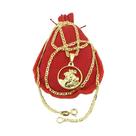 Corrente Masculina 70cm 3mm São Jorge Folheado Ouro 18k CR324
