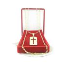 Corrente Masculina 80cm 2mm Placa Banhado Ouro 18K CR656