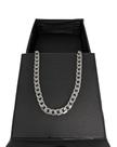 Corrente masculina aço inox 65cm groumet com caixinha mod 90642